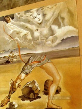 Mural Painting for Helena Rubinstein Surrealism Oil Paintings